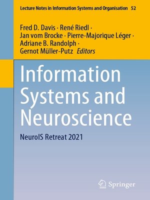 cover image of Information Systems and Neuroscience